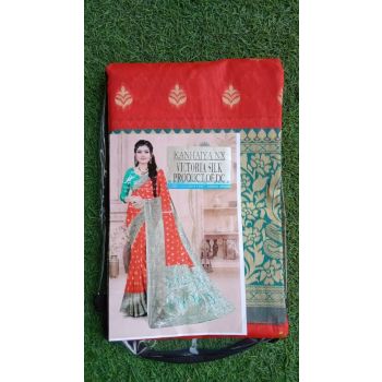 KANHAIYA VICTORIA SILK RED