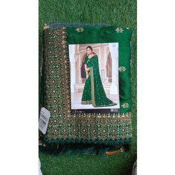 B K CHARMI PARTY WEAR D GREEN